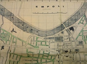 Empoli, carta topografica