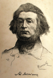 Adam Mickiewicz in un ritratto del 1888. 